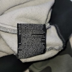 EUC STAPLE Camo Hoodie Size M Logo GOOD LUCK FEAR NONE POSTIVE SOCIAL CONTAGION