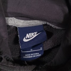 Nike Hoodie Mens Large Gray Hooded Logo Spellout Fleece Sweatshirt Grunge Skater