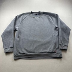 Levis Commuter Sweatshirt Mens 2XL Gray Fleece Crewneck Reflective Bike Cycling