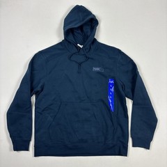 Men’s Puma Hoodie Hoody Hooded Sweatshirt Jumper Pullover Blue Large
