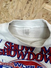 Vintage 1985 World Series Sweatshirt Mens XL White I-70 Show Me Showdown MLB