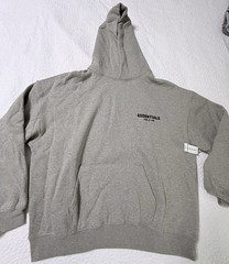 New Fear Of God Essentials Dark Oatmeal Sweatshirt Size XL