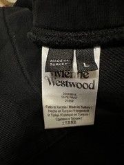 Vivienne Westwood Set Sweatshirt+Pans Black Cotton Sweaatpants orb Size L