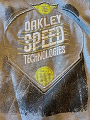 Oakley Speed Technologies Hoodie Sweatshirt Regular Fit M Medium Pre-owned Grey