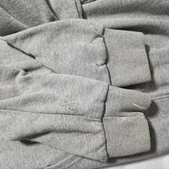 Dickies Men’s Gray Full Zip Hooded Waffle Lined Hoodie w/ Pockets Size L