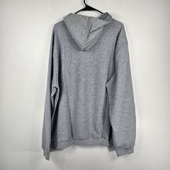 Coofandy Men’s Size 3XL Gray Quilted Pullover Hoodie NWT