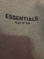 Essentials Hoodie Dark Oatmeal Size M