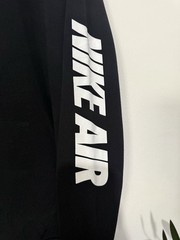 Nike Air Men’s L Fleece Pullover Hoodie Black/Green/Purple Graphic Logo