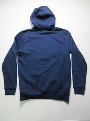 Gap Navy Blue Pullover Hoodie Red White Stripe Long Sleeve Men’s Size Small