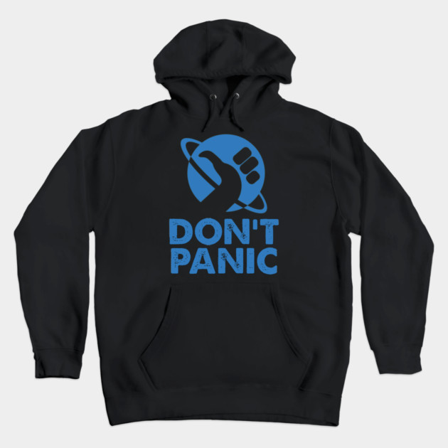“Don’t Panic” Unisex Graphic Loose Fit Casual Daily Streetwear Pullover Hoodie