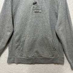 J.Crew Outerwear Fleece Hoodie Gray Deck Hook Heavyweight Sweater Size Large