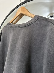 Acne Studios FN-UX-SWEA000017 Faded Black Boxy Crewneck Sweatshirt Oversized M