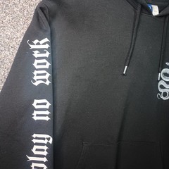 H&M Divided Master of None Snake Graphic Hoodie Men Large Black Streetwear Y2K