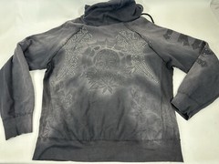 The Great China Wall Hoodie Crystals Skulls Flowers Street Wear Men’s 3X NWT