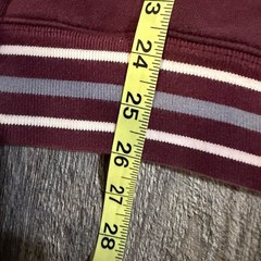 Vintage Triple Five Soul Red Zip Up Hoodie M Faded RARE Details