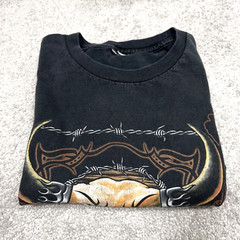 Rock N Willy’s Men’s Sz Large Pullover Sweatshirt Long Sleeve Graphic Tee Black