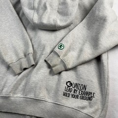 G-Unit Heavy Weight Full Zip Hoodie Mens 2XL Gray Y2K Hip Hop 50 Cent Vintage