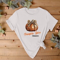 Animal Print Pumpkin Spice Jumper | Autumn Sweatshirt | Pumpkin Spice Jumper