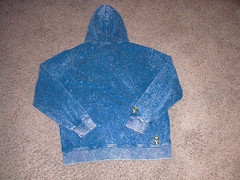 GRATEFUL DEAD Section 119 blue FULL ZIP FRONT thick Hoodie Sweatshirt men’s M