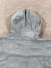 Nike Hoodie Mens Small Gray Fleece Lined Swoosh Logo Kangaroo Pockets Full Zip