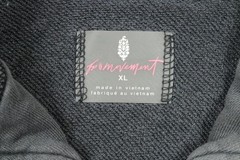 Fo Movement Hoodie Mens XL Gray Full Zip Sweatshirt Kangaroo Pocket Casual