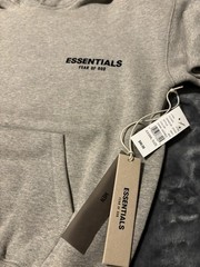 NWT Fear of God Essentials Dark Oatmeal Hoodie Size XXS 100% Authentic✅