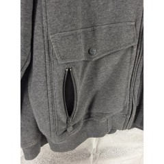 Seventh Letter Will Rise Dynasty Full Zip Sweatshirt Mens 2XL Gray Streetwear