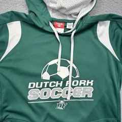Team 365 Dutch Fork Soccer Adult Medium Hoodie Green 100% Polyester Sweatshirt