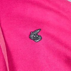 Vivienne Westwood Hoodie Small Pink Rugged Chaos Cutlass Patch Hooded Pullover