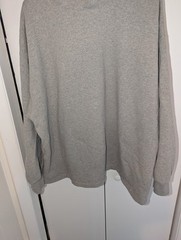 Fear Of God Essentials Relaxed Hoodie Mens Size L Dark Oatmeal Gray Oversized