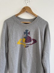 Vivienne Westwood Classic Sweatshirt XS Grey Anglomania Heritage Orb Jumper