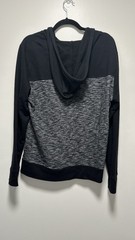 Express Black And Gray Color Block Men’s Size Large Zip Up Hoodie