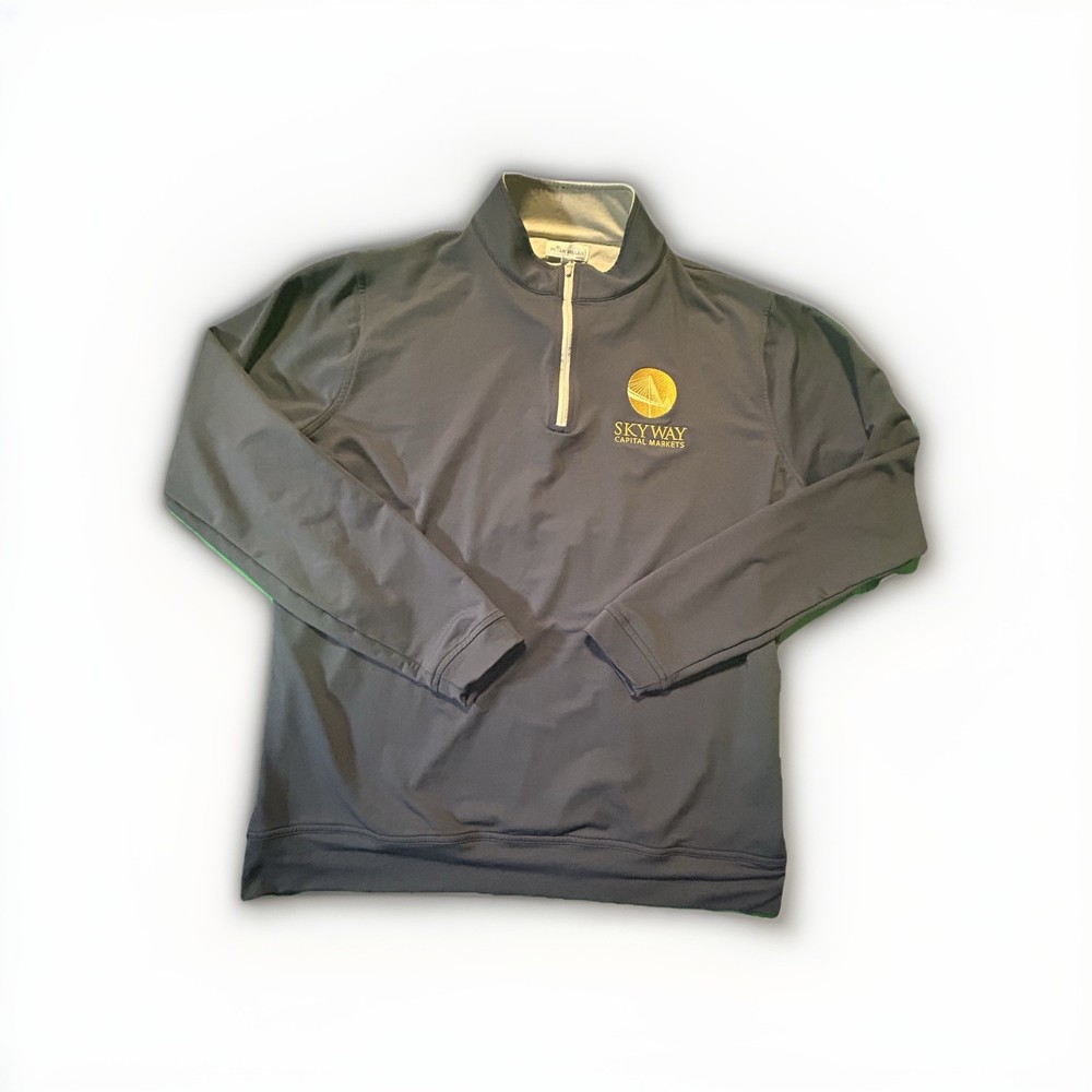 Peter Millar 1/4 Zip Sweater Men’s Large Pullover Stretch Performance Golf