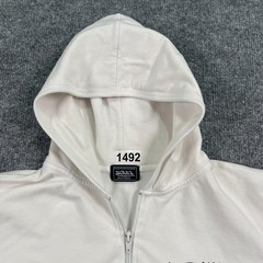 Vintage 90s Von-Dutch Full-Zip Hoodie Teens XL 17×19 White