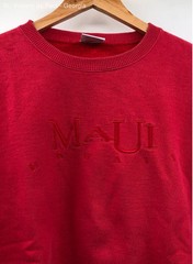 Sgt. Leisure Hawaii Red Maui Hawaii Crewneck Pullover Sweatshirt – Size XL