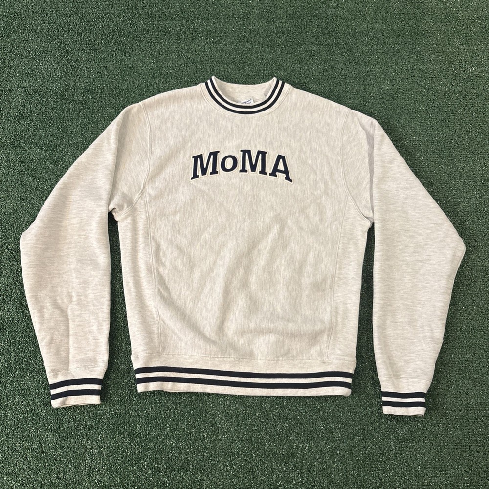 MoMA Museum of Modern Art Champion Reverse Weave Sweatshirt Gray Size Small