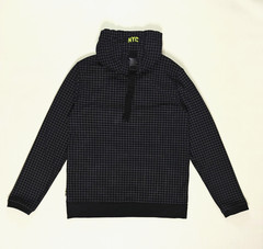 Vintage Triple Five Soul/ 555 NYC Black 1/4 Zip Light Hoodie Men Size M
