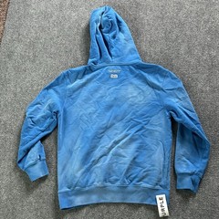 Purple Brand Hoodie Mens Small Blue Graphic Logo Pullover Fleece Sweatshirt