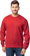 Mens Eversoft Fleece Crewneck Sweatshirt Pullover Top S M L XL XXL 3XL 4XL