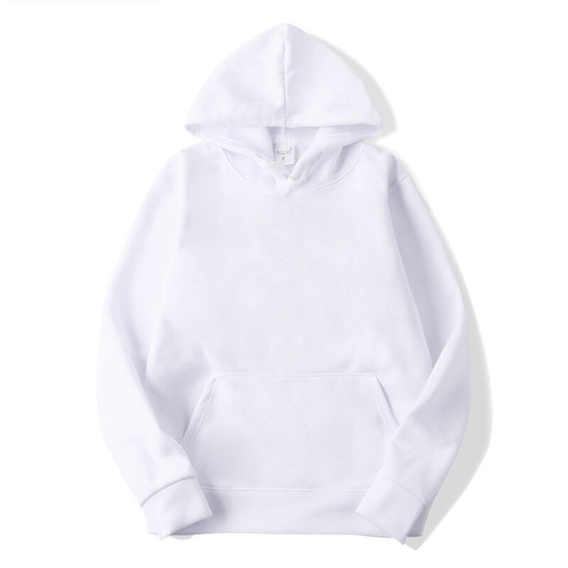 Men’s Plain Pullover Hoodies Casual Hooded Sweatshirts Long Sleeve Classic Tops