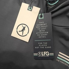 Live Forever Golf The Riv Performance Sun Hoodie Men’s L Charcoal NWT UPF 50