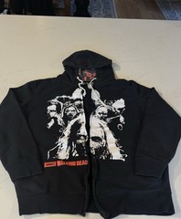The Walking Dead AMC Zip Up Hoodie Size Med. 2014 Daryl Black READ DESCRIPTION