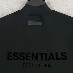 Fear of God Essentials Sweatshirt Mens XXS Black Pullover Stretch Limo Neck