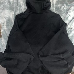 Black Fear of God Essentials hoodie with ‘ESSENTIALS FEAR OF GOD’ Mens Size L