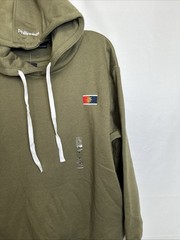 HIP MNL Pullover Hoodie Fleece Mens Sweatshirt Olive Green Sz- M NWT #1963