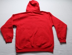 Pro Club Men’s Heavyweight Full Zip Fleece Drawcord Hoodie EH6 Red Medium NWT
