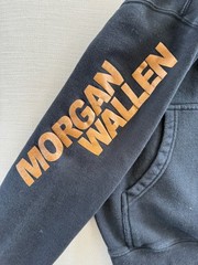 Morgan Wallen One Thing At A Time Tour Concert Black Hoodie Adult Sz S Country
