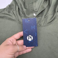 Performance Sports Hoodie Shirt Mens XL Green Lightweight Pullover Jersey