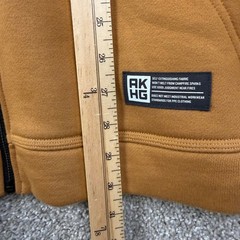 Alaskan Hardgear Duluth Trading Co Mens Large Full Zip Hoodie Ochre Brown Cotton