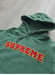 Supreme Green Cord Collegiate Hoodie SS18 size medium